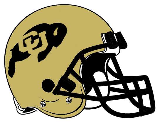 Colorado Buffaloes 1985-2004 Helmet Logo Print Decal